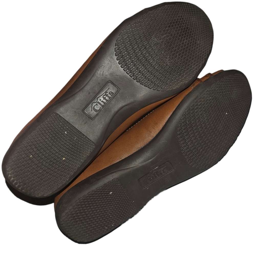NWOT Cliffs By White Mountain Leather Flats - Picture 2 of 4